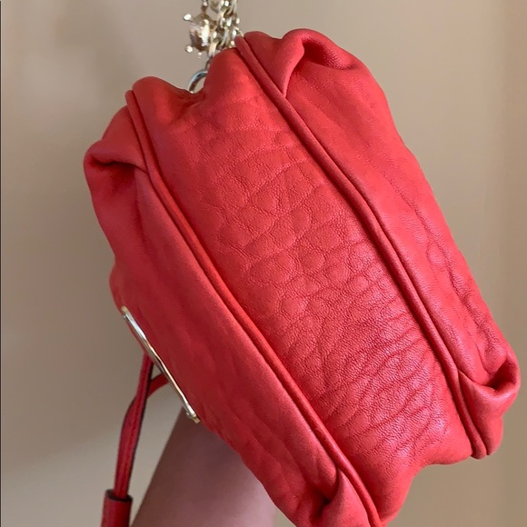 Mulberry Edna Mini Drawstring Red With Dust Bag - Picture 9 of 14